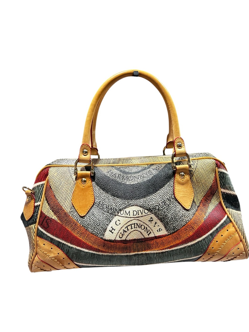 Gattinoni planetarium print Boston bag w/detachable strap